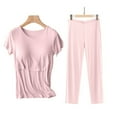 thumbnail image 4 of hoksml Plus Size Nursing Pajama Set for Women - Maternity Sleepwear with Built-in Bra and Pants, 4 of 4