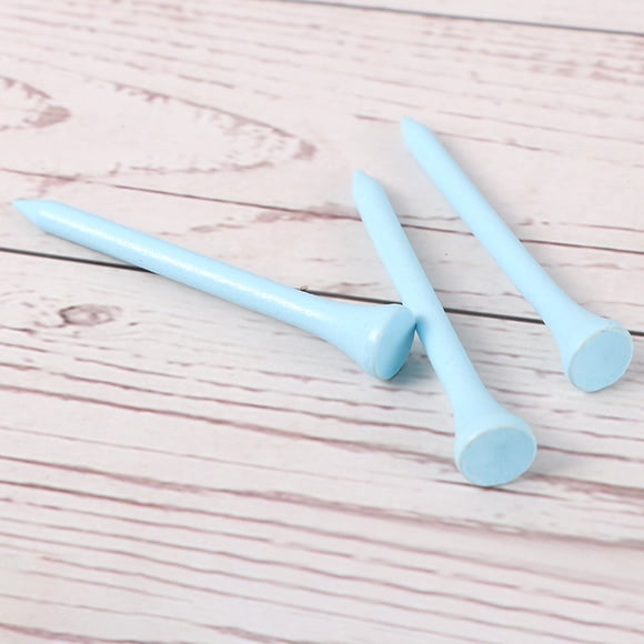 STRANDCHIC Colorful Golf Tees 100Pcs Wooden for Straight Drives 6.8In