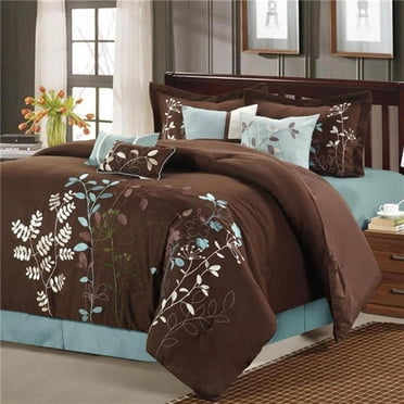 Teal And Brown Comforter Set