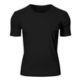 thumbnail image 6 of LIBRCLO 3-Pack Mens T Shirts Big and Tall Workout Shirts for Lightweight Breathable Short Sleeve Crewneck Tees, Running Gym Athletic, Black 5XL, 6 of 7