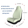 thumbnail image 5 of Yiaed Bamboo 1 Print Car Seat Covers,Universal Auto Seats Protector Fits for Car,SUV Sedan,Truck,Automotive Seat Covers & Accessories-2 PCS, 5 of 9