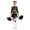 Gold&White, variant on Kids Girls Cheer Leader Costumes Sparkly Mesh Long Sleeve Cheer Leader Dance Dress Outfits Blue Green&Black 6