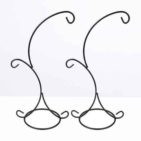 OATIPHO 2Pcs Metal Plant Bottle Hanging Holder for Beautiful Indoor and Outdoor Decoration