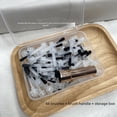thumbnail image 3 of Nail art 1 mango + 66 pinceles de cabeza redonda desechables + caja de almacenamiento, 3 of 3