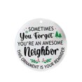 thumbnail image 7 of Best Friend Christmas Ornament Acrylic, Round Flat Ornament with Friendship Quote, 3.15 Inch Christmas Tree Decoration, Gift for Close Friend Office Friend and Secret Santa Exchange, 7 of 7
