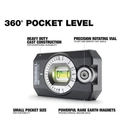 Spirit Level 360 Degree Small Pocket Level