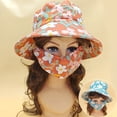 thumbnail image 6 of Flower New Protect Neck Anti-uv Bucket Hat With Mask Sunscreen Hat Agricultural Work Hat Tea Picking Cap Fisherman Hat PURPLE INTEGRATED MASK AND HAT, 6 of 6