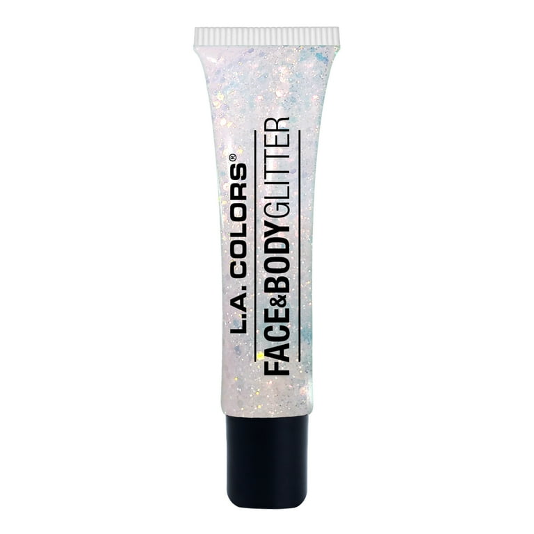 L.A. COLORS WICKED SHEER IRIDESCENT FACE & BODY GLITTER, IN