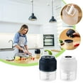 thumbnail image 2 of Rechargeable Electric Garlic Mincer, 5.1x2.6 inch, USB Cordless Chopper for Ginger Vegetables, 2 of 9