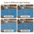 thumbnail image 7 of ODIKA 3'x5' Washable Area Rug Vine Trellis With Boho Medallion Corner Accents Floral Whimsical Refined for Hallway, Laundry Room, Non-Slip, Flatweave, Easy Care, 7 of 7