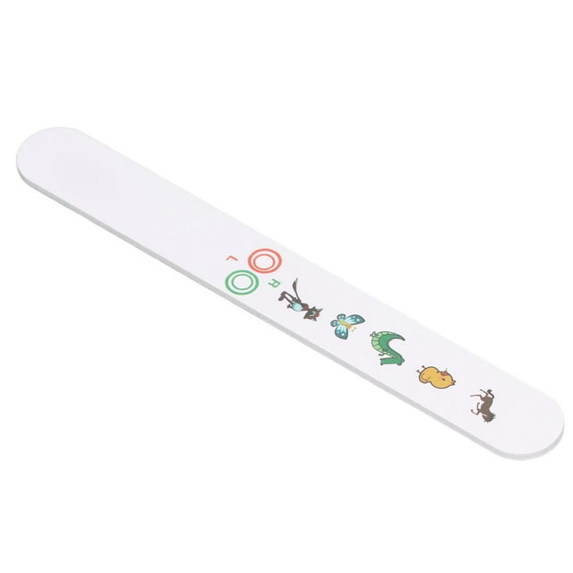 Bâton de Fixation Testeur de Vision Carte de Test d'Optométrie pour Enfants Bâton de Fixation de Test de Vision pour Enfants Motif de Dessin Animé Clair