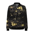 thumbnail image 4 of Liquidation de Chemises pour Femmes Veste en Polyester pour Femmes Mode d'Automne Décontractée Veste Carrée Mince à Poches Blouse Manteau Haut Style Baseball, 4 of 5