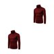 thumbnail image 3 of Sonducket Camisa térmica de algodón con cuello alto para hombre, jersey de manga larga, suave, para otoño e invierno, para el hogar y la Type7 NO7, 3 of 6