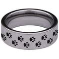 thumbnail image 4 of Paws and Ears Tungsten Carbide Ring, 4 of 9