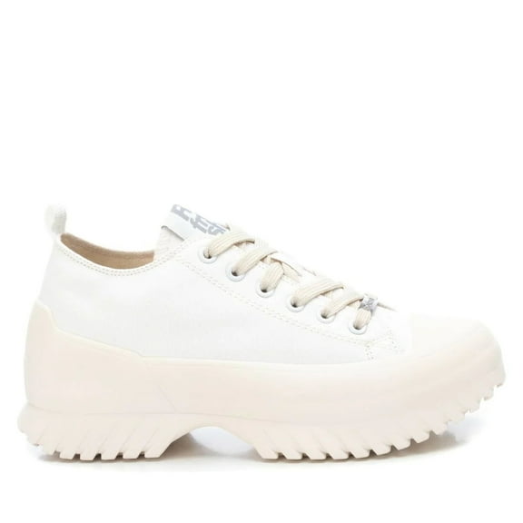 Women's Canvas Platform Sneakers By XTI_170802_White