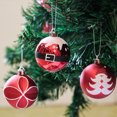 thumbnail image 3 of Visland 9Pcs/Set Hanging Ball Decor Exquisite Workmanship Easy to Use Plastic Round 2.4 Inch Christmas Bauble Pendant for Home, 3 of 8