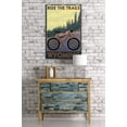 thumbnail image 2 of Wyoming, Ride the Trails, Mountain Bike Scene (24x36 Giclee Gallery Art Print, Vivid Textured Wall Decor), 2 of 3