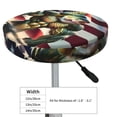 thumbnail image 4 of Susaid giant bass with big muscles Print Elastic Bar Stool Cover Personalized Washable Stool Cover for Barbershop Home Bar Kitchen-12 inch, 4 of 7