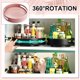 thumbnail image 5 of Wosthever Estante giratorio de 360 ​​grados estante giratorio almacenamiento de cosméticos organizador antideslizante dormitorio cocina Gadget bandeja Cocina y Comedor Rosa Pequeño, 5 of 6