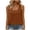 *Brown, variant on ClodeEU Women Summer V Neck Tank Top ,Loose Fit Basic Sleeveless Shirt Blue,Womens Plus L
