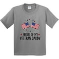 thumbnail image 3 of Inktastic Military Veteran Daddy Proud Son Daughter Youth T-Shirt, 3 of 5