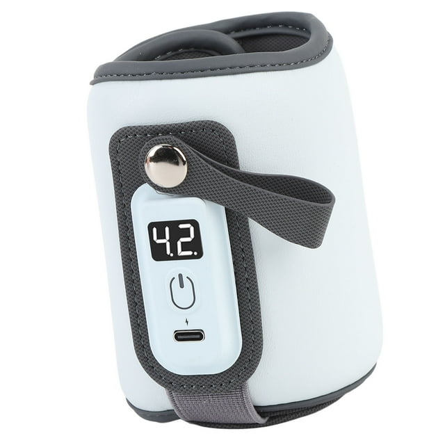 Calentador De Biberón Portátil Para Viajar, Calentador De Leche Para Bebés Calentador Rápido Calentador De Biberones Con 5 Configuraciones De Temperatura Ajustable,