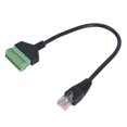 thumbnail image 2 of 10X Conector de Terminal de Tornillo RJ45 Cable RJ45 Macho una Cable de ExtensióN de 8 para Cat5 / 6/7 Ethernet Extender AV CCTV DVR, 2 of 5
