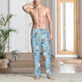 thumbnail image 4 of Salouo Cute Animals Surfers Print Pajama Pants for Men, Lounge Pants Elastic Waistband Casual Men's sleepwear Loungewear Sleep Pajama Pant -XX-Large, 4 of 7