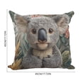 thumbnail image 3 of Specollect 1 Pcs Cute Animal Print Pillow Cover Polyester Sofa Living Room Decorative Throw Cushion Cover Embroidered-Like Design Home Decor 45x45cm, 3 of 9