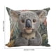 thumbnail image 3 of Funda de cojín con estampado animal | Cojín decorativo para sofá y salón | Funda de poliéster de 45 x 45 cm con diseño de bordado falso, 3 of 6