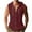 Wine, variant on Busydd Mens Tank Top Beach Summer Solid Color Button Tank Tops for Men Casual Drawstring Sleeveless Hoodies for Men with Pocket XL