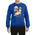 thumbnail image 2 of If It's Not a Golden Retriever It's Just a Dog Gift | Mens Dog Lover Crewneck Graphic Sweatshirt, Royal, Small, 2 of 3