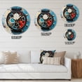 thumbnail image 4 of Designart "Temporal Fusion of a Watch" Fashion Oversized Wall Clock, 4 of 6