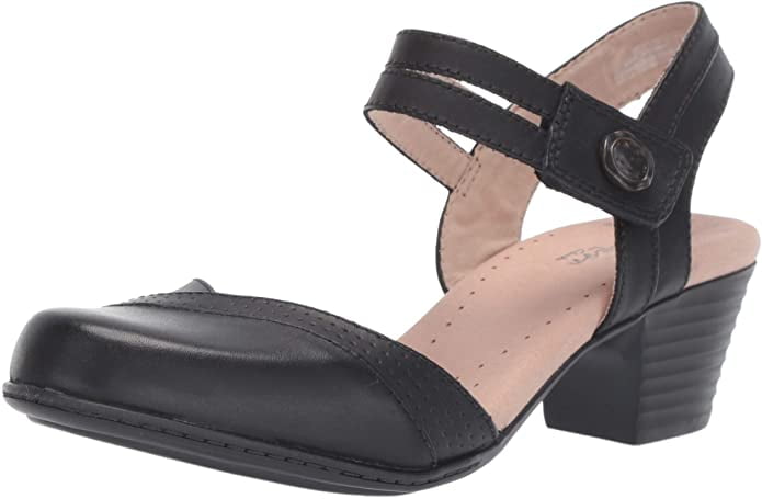 clarks women's valarie rally heeled sandal