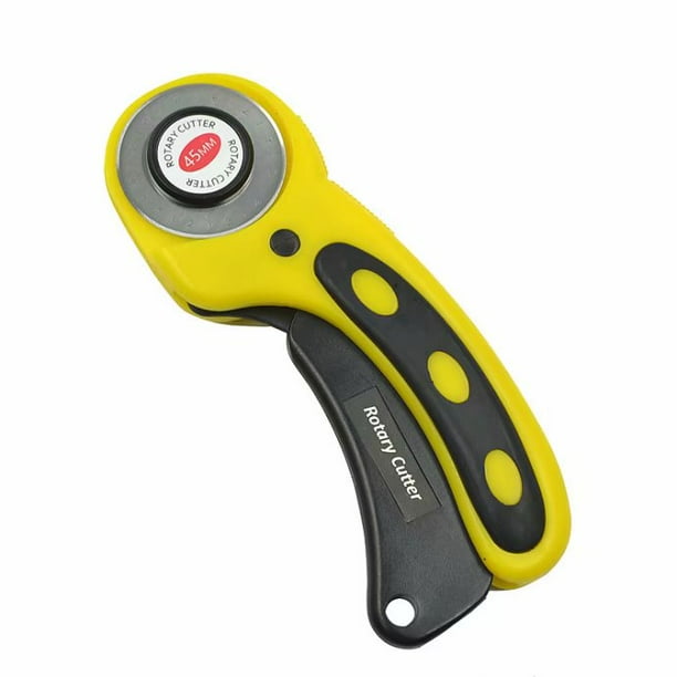 Rotary Cutter,45mm Ergonomic Soft Handle High Quality Stainless Steel