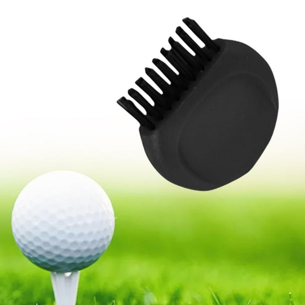Cepillo de golf Groove Cleaner Tamaño Kit de palos de plástico perfecl Negro