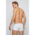 thumbnail image 2 of Boss Men's Three-pack of stretch-cotton trunks with logo waistbands, 2 of 2