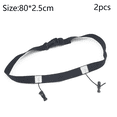 thumbnail image 2 of 2 Pieces Race Number Belt with 6 Gel Loops for Running Cycling Triathlon Marathon, 2 of 5