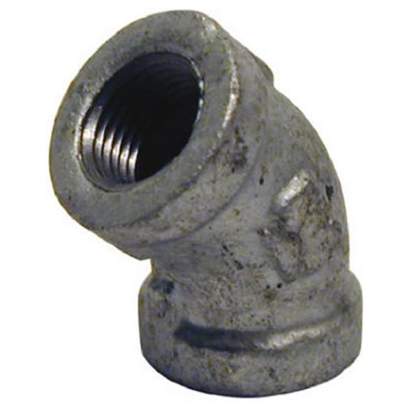 Pannext Fittings G-L4520 2 in. Galvanized 45 Degree Equal Elbow