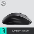 thumbnail image 3 of Logitech M705 Marathon Wireless Mouse, 2.4 GHz USB Unifying Receiver, 1000 DPI, 5-Programmable Buttons, 3-Year Battery, Compatible with PC, Mac, Laptop, Chromebook - Black, 3 of 5