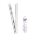 thumbnail image 2 of Deago 2-in-1 Mini Curling Wand Flat Iron Hair Straightener, Mini Dual Purpose Curling Flat Iron, Portable Travel Curling Wand for All Hair Types (White), 2 of 9