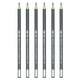 thumbnail image 1 of Lápiz Acuarelable Uxcell, 6 Piezas de Lápices Solubles para Mezclar, Colorear, Dibujar Bocetos, Pintar, Gris, 1 of 7
