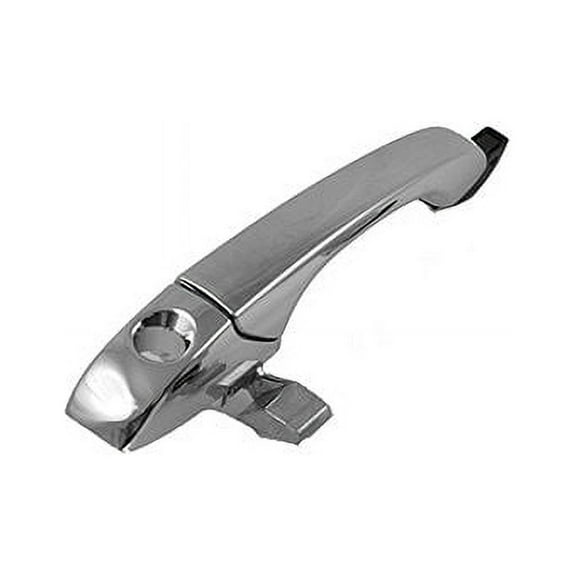Front Left Driver Side Outer Door Handle - with Keyhole - Compatible with 2005 - 2010 Chrysler 300 2006 2007 2008 2009