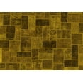 thumbnail image 1 of Ahgly Company Machine Washable Indoor Rectangle Abstract Yellow Modern Area Rugs, 7' x 9', 1 of 4
