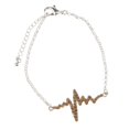 thumbnail image 1 of Brazalete unisex Zulema Cadena de plata Cristal amarillo, 1 of 8