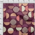 thumbnail image 3 of oneOone Cotton Cambric Wine Fabric Geometric Sewing Fabric By The Yard Printed Diy Clothing Sewing Supplies 42 Inch Wide, 3 of 4