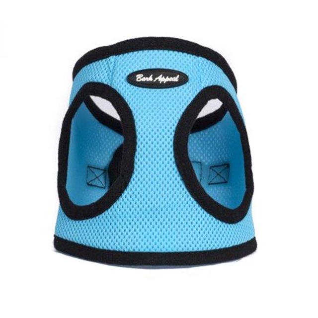 Bark Appeal ABMEW-XL Mesh EZ Wrap Harness, Aqua Blue - Extra Large