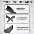 thumbnail image 4 of 1 Pair Car Bumper Spoiler Front Rear Lip Anti-collision Universal Car Side Skirt For BMW Mercedes-Benz Toyota Audi Volkswagen, 4 of 8