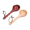 thumbnail image 3 of Suministros de cocina, cuchara de madera con mango largo, cuchara para gachas, cuchara de madera, diseño fácil de usar, 3 of 8
