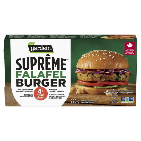 Burger falafel Suprême MC Gardein Burger falafel Suprême Gardein 226 g